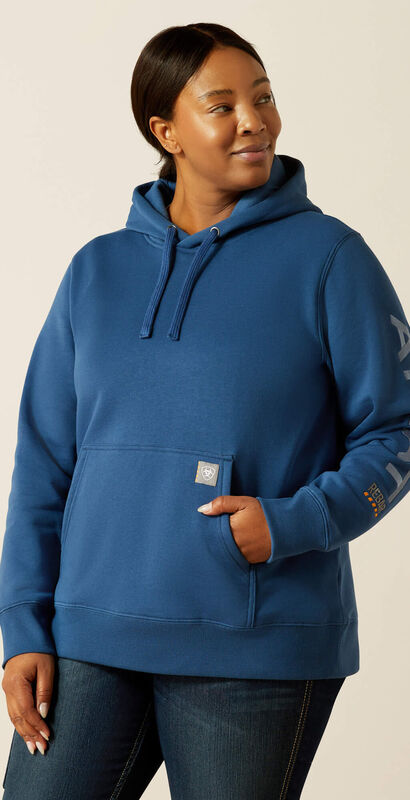 Rebar Graphic Hoodie Front Plus